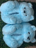 Teddy bear slippers